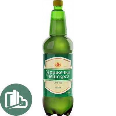 Пиво Кружечка Чешского 1.25л 1/9