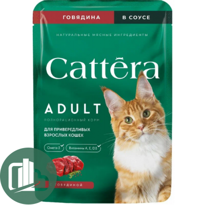 Корм для кошек CATTERA ADULT 75гр 1/26