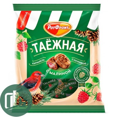 ФАСОВКА  Карамель Таежная с Малиной 150гр 1/16