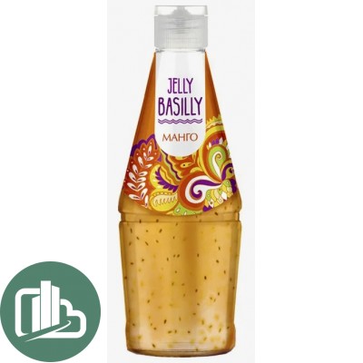 Напиток Jelly Basily с семенами базилика со вкусом Манго 300мл 1/12 Пэт