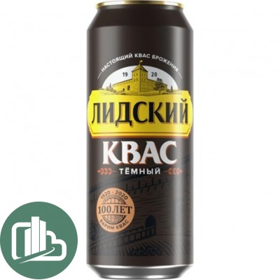 Квас Лидский Тёмные 0,5л ж/б 1/24