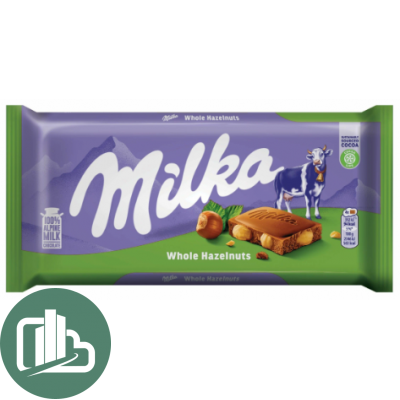 Милка  95гр Фундук Hazelnuts 1/24 (Импорт)