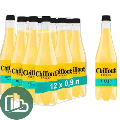 Напиток Chillout 0,9л Bitter Lemon 1/12 Пэт