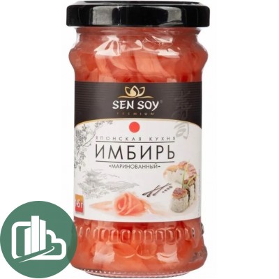 SEN SOY Имбирь маринованные 145гр 1/10 ст/б