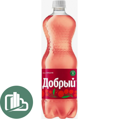 Добрый Газ 1л Вишня 1/12 Пэт