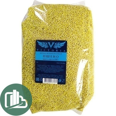 КРУПА Пшено Виктория 900гр 1/10