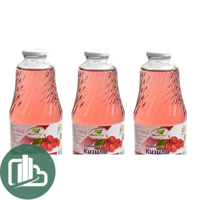 Мультифуд Компот из Кизила 1л 1/6