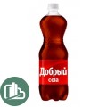 Добрый Газ 1л Кола 1/12 пэт