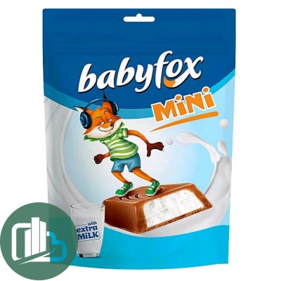 Яшкино конфеты BABYFOX с молочный начинкой 120гр 1/16