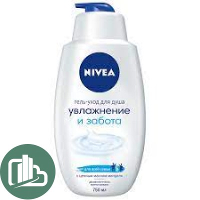 Гель уход для душа Nivea  750 мл
