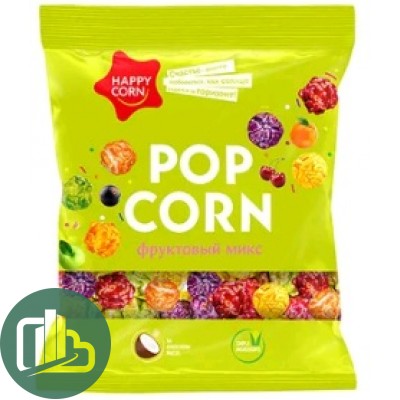 Воздушная кукуруза Happy Corn 70гр Фруктовый микс 1/30