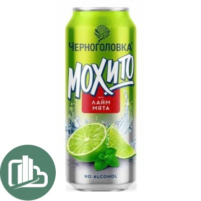 ЧЕРНОГОЛОВКА Мохито Лайм-мята 0,45л ж/б 1/12
