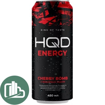 Энергетик HQD Черри Бомб 0,45л 1/12