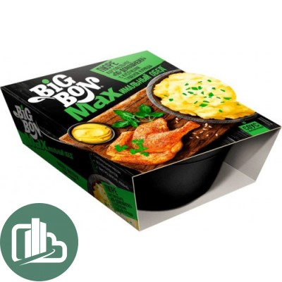Биг-Бон Пюре 110гр с тушеной курицей с овощами.1/16