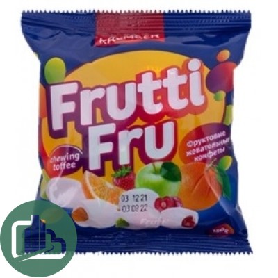 FRUTTI FRU фруктовые жев/конфеты 150гр 1/20