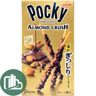 Шоколадные палочки Pocky 48гр Миндаль 1/36