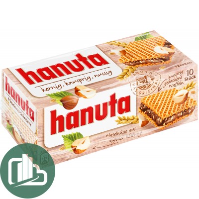 Вафли Ханута вафельные печенья 44гр 1/18