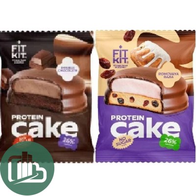 Протеиновое печенье 50гр Cake Protein Fit Kit 1/10