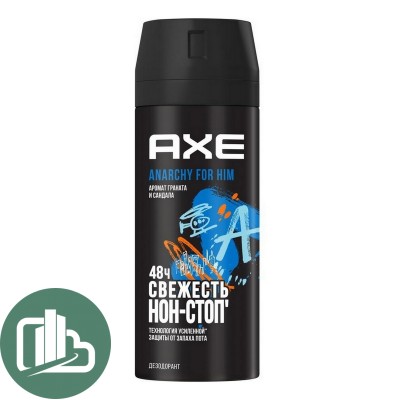 Ахе anarchy for him 48ч дезодорант 150мл 