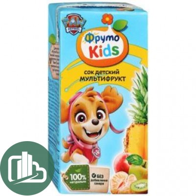 Фруто кидс сок мультифрукт 0,2л 1/18