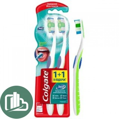 Зубная щётка Colgate 1+1 360 