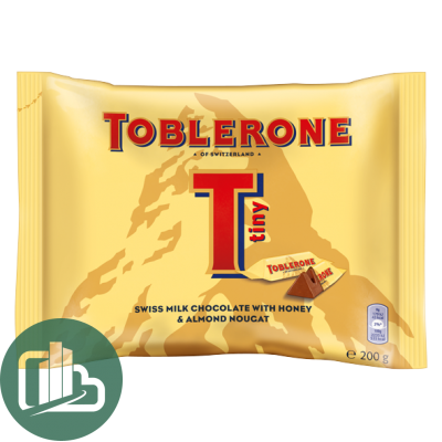 Тоблерон Tiny Milk Chocolate (пакет) 200гр 1/20