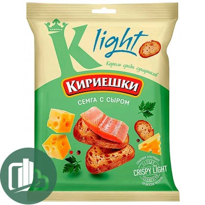 Яшкино Кириешки 80гр Сёмга с сыром 1/22