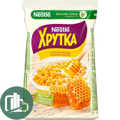 Несквик ХРУТКА Шоколадные шарики 350гр 1/5
