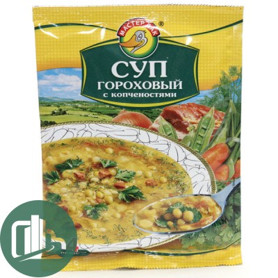 Мастер Дак суп гороховый со вкусом копченостей 60гр 1/40
