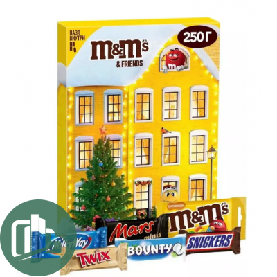 М&М Подарочный набор Пазл 250гр 1/10