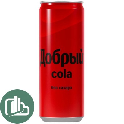 Добрый ж/б 0,33л Кола Зеро 1/12