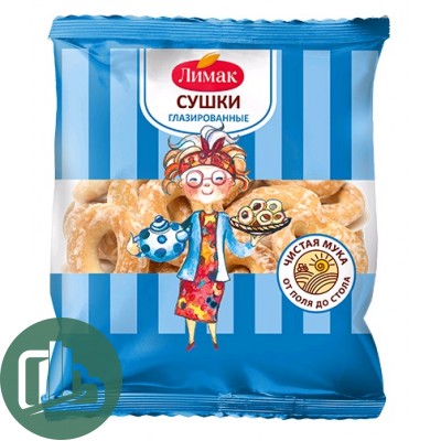 Лимак Сушки Глазированные 250гр 1/12