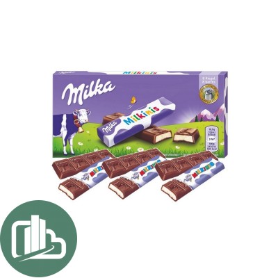 Милка шок батончики Милкинис 87,5гр 1/20