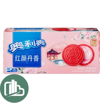 Печенье Oreo 194гр 1/24 Пионовый крем 