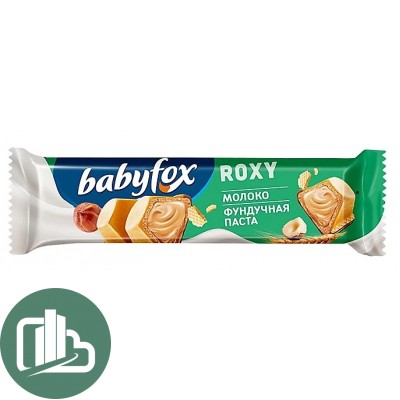 Яшкино Вафельный батончик BabyFox Bueno орех 23гр 1/24