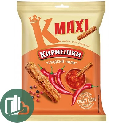 Яшкино Кириешки Maxi 60гр Сладкий чили 1/40