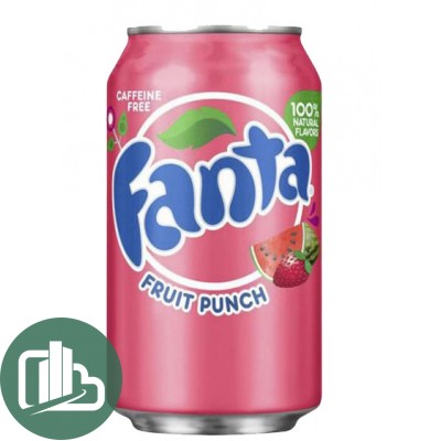 Фанта 0,35л  Fruit Punch 1/12 (фруктовый пунш) арбуз