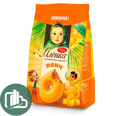 ФАСОВКА  Бисквит 150гр Понч Манго Маракуйя 1/15