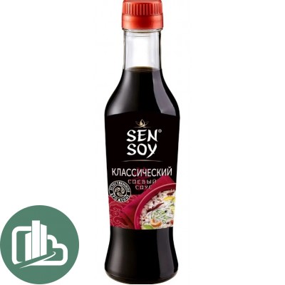 SEN SOY Соус соевый 280мл 1/6 классический ПЭТ