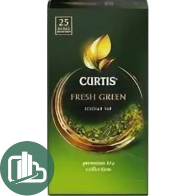 CURTIS чай 25пак Fresh Green зелёный 1/12