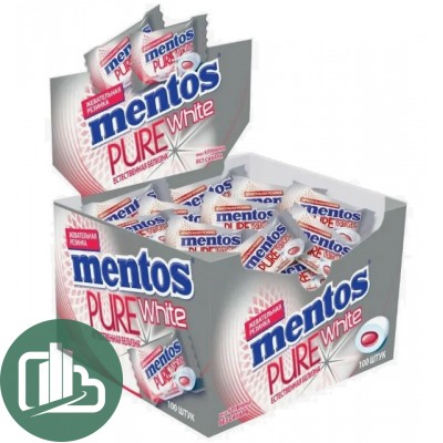 Ментос Pure 2гр Fresh Клубника 1/100