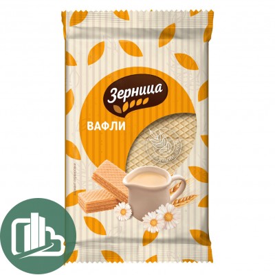 Вафли Зерница с ароматом лимона 200гр 1/20