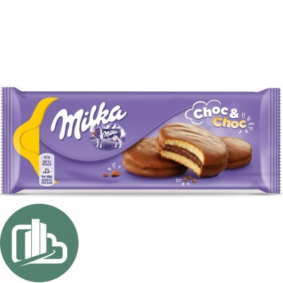 Печенье  Милка Бисквит Чок Чок 150гр 1/12
