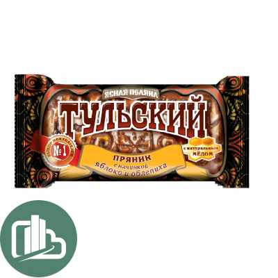 Пряник Тульский 140гр 1/22 Яблоко-Облепиха