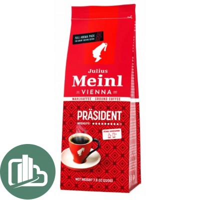 Кофе Meinl PRASIDENT 220г 1/8
