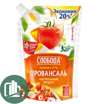 Майонез Слобода 800мл 1/12