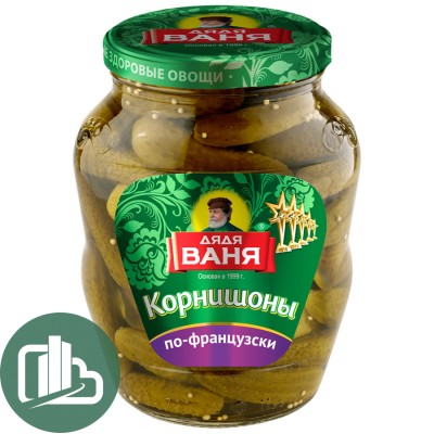 Дядя Ваня Корнишоны по-французски 680гр 1/8 ст.