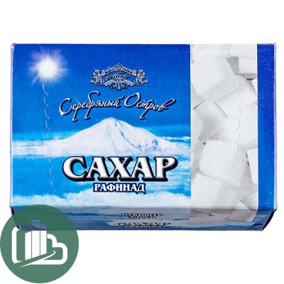 Сахар РАФИНАД Серебрянный остров "СМОЛЯНКА" 1кг   1/20