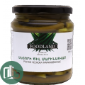 FOODLAND Ростки Чеснока маринованные 490г 1/6