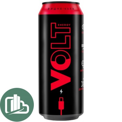 Энер. напиток VOLT ENERGY со вкусом вишня и кола ж/б 0,45л 1/24
